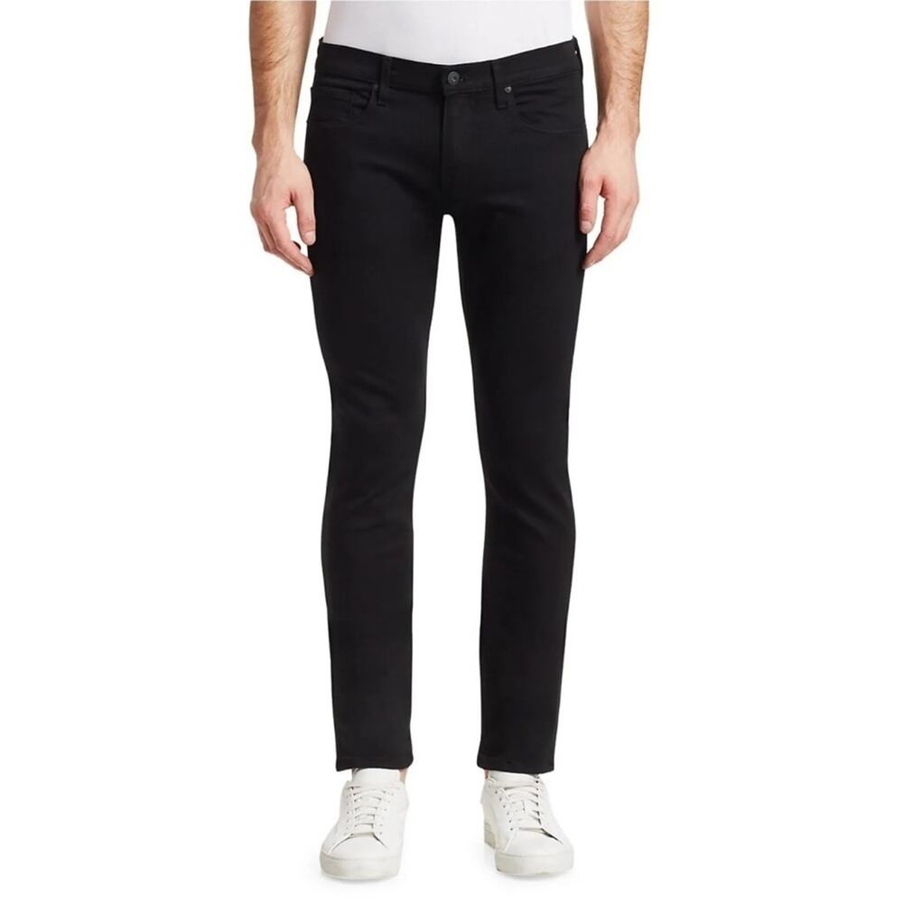 PAIGE Denim Lennox raw hem Jeans TRANSCEND Blue Shadow Men's 33 x 30” inseam